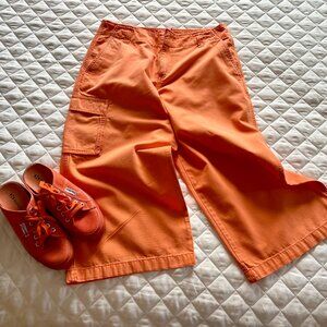 Vintage!  Fun & Playful Ralph Lauren Orange Capri Pants